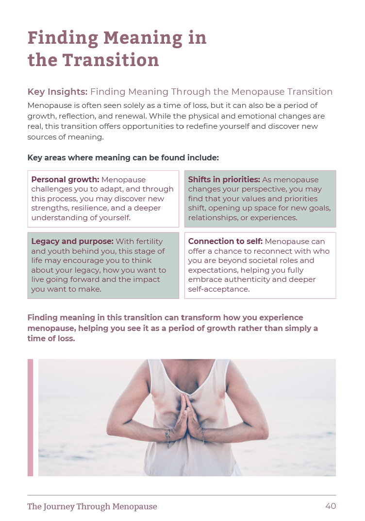 The Journey Through Menopause