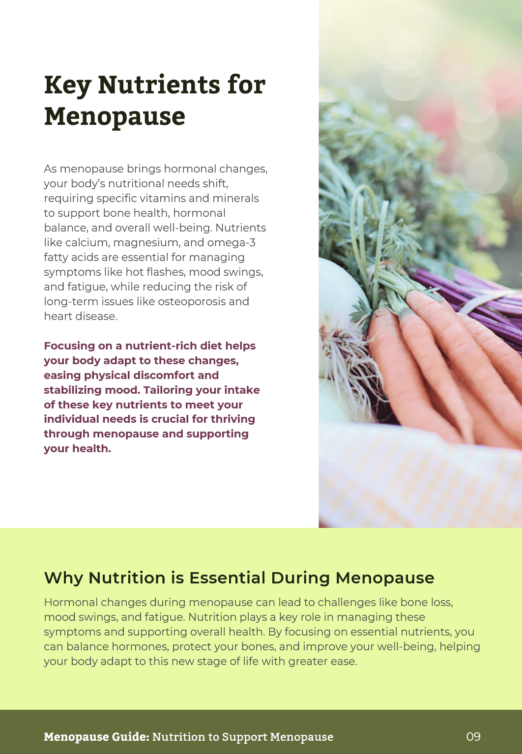 Menopause Nutrition Guide example 4 - Menopause Health Guide