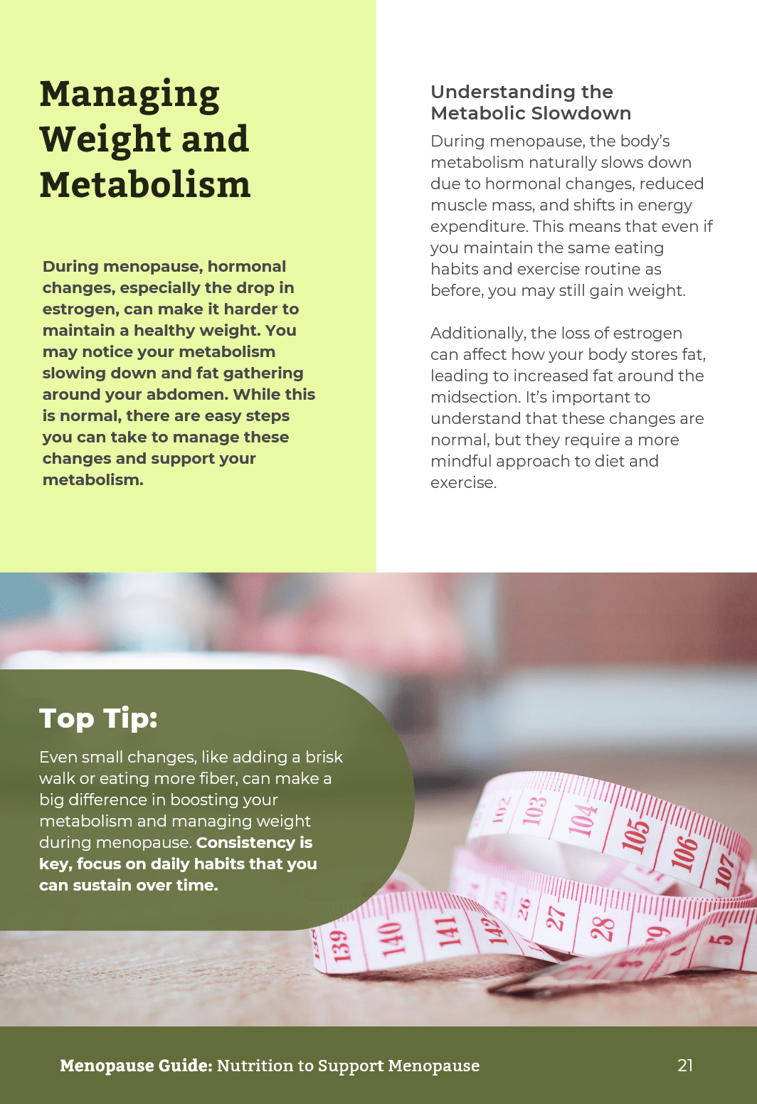 Menopause Nutrition Guide example 5 - Menopause Health Guide